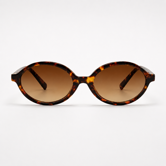 Óculos de Sol Oval Tartaruga Polarizado  — Savana